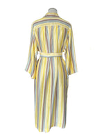 OROTON - Stripe Silk Dress Sz 16