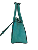 PRADA - Turquoise Leather Glacé Two Way Crossbody Bag