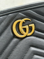 GUCCI - GG Marmont Mini Shoulder Bag Black