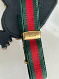 GUCCI - Crystal Heart & Arrow Web Bracelet