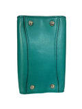 PRADA - Turquoise Leather Glacé Two Way Crossbody Bag