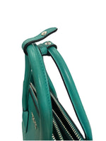 PRADA - Turquoise Leather Glacé Two Way Crossbody Bag