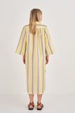 OROTON - Stripe Silk Dress Sz 16