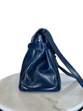 MULBERRY -Alexa Bag in Sapphire Blue Patent Leather