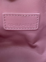 DIOR - Small Macrocannage DiorTravel Nomad Pouch Pink Leather