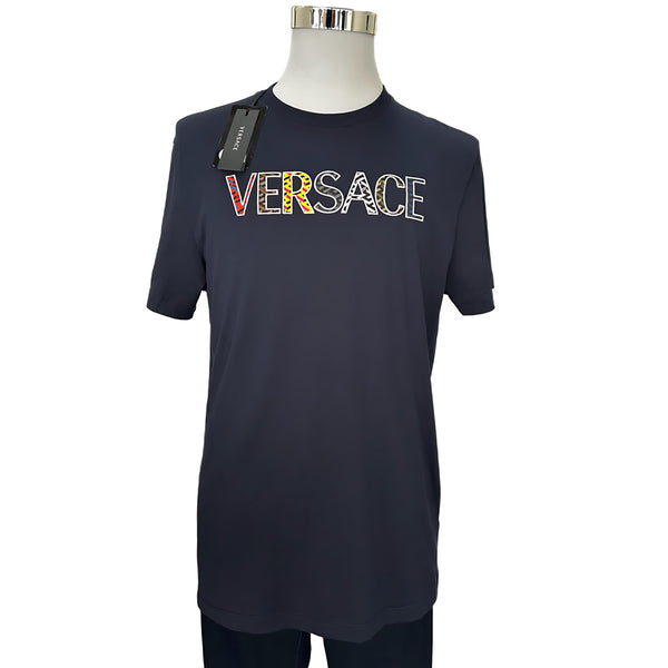 VERSACE - Embroidered Logo T-Shirt