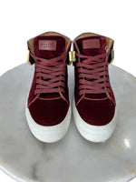 BUSCEMI - Velvet High Top Sneakers Sz 42