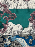 HERMES - Cashmere Silk Sieste Au Paradis Shawl 140