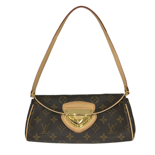 Louis Vuitton Monogram Canvas Small Beverly Clutch Pochette Bag