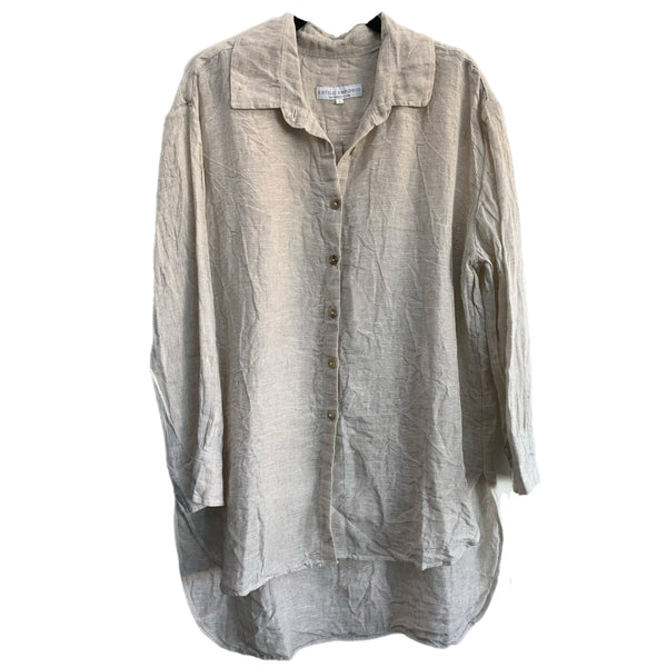 ESTILO EMPORIO - Raw Linen Shirt Sz L