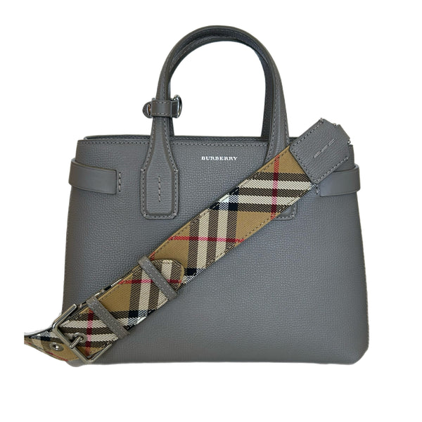 BURBERRY - Small Banner Derby Bag