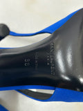 SAINT LAURENT - George Pumps Royal Blue Sz 38 EU