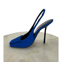 SAINT LAURENT - George Pumps Royal Blue Sz 38 EU