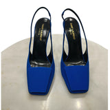 SAINT LAURENT - George Pumps Royal Blue Sz 38 EU